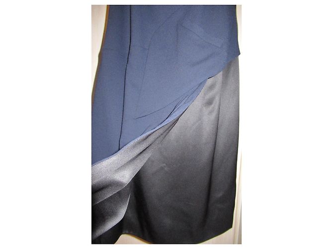 Vestido Chanel azul de rayón - vista 4