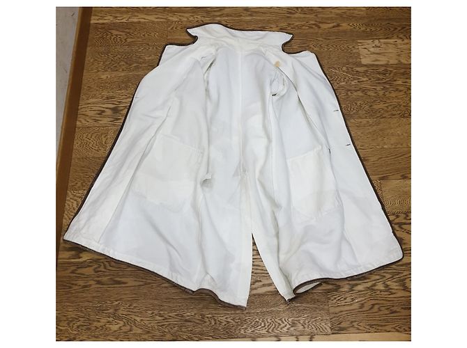 Vintage Burberry soprabito bianco Marrone - vista 3
