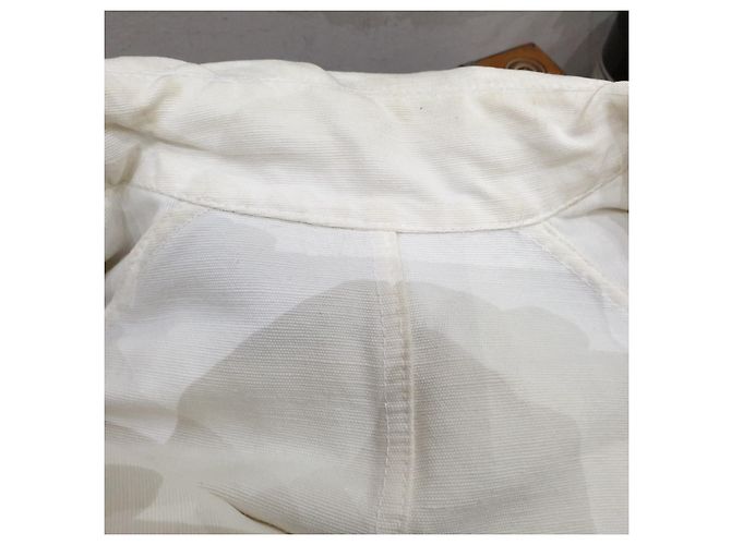 Vintage Burberry soprabito bianco Marrone - vista 8