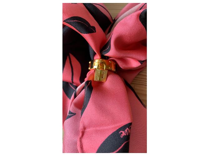 Kelly Hermès Anillos Negro Dorado - vista 13