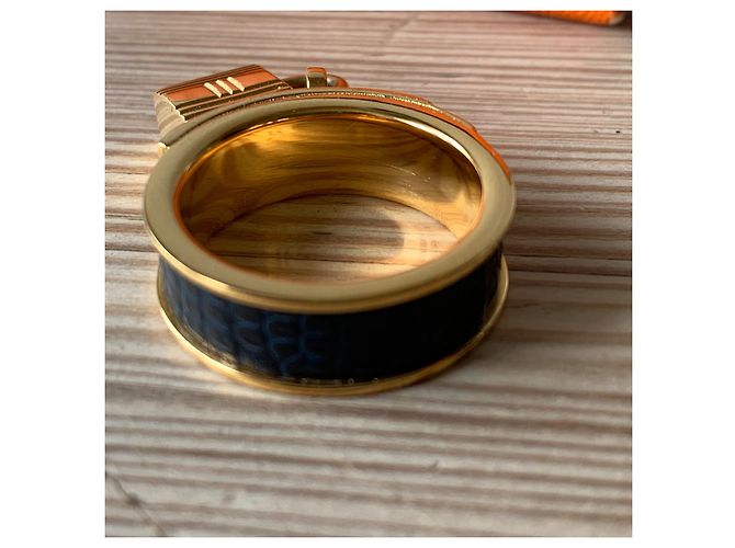 Kelly Hermès Anillos Negro Dorado - vista 16