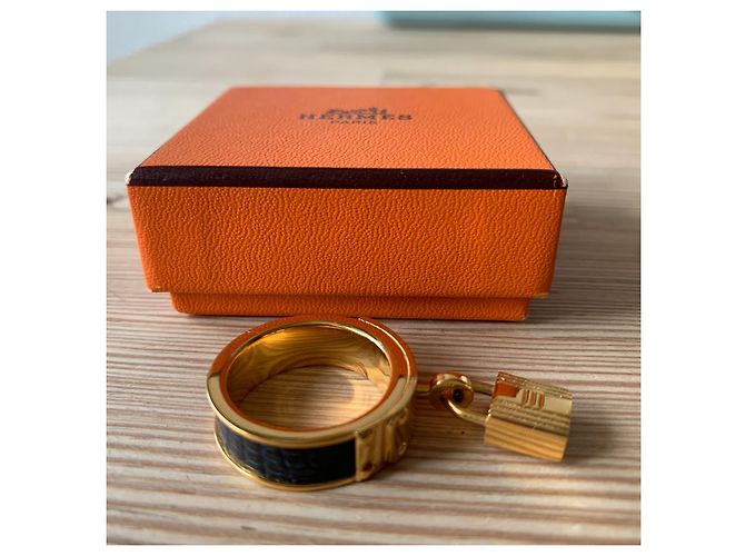 Kelly Hermès Anillos Negro Dorado - vista 18