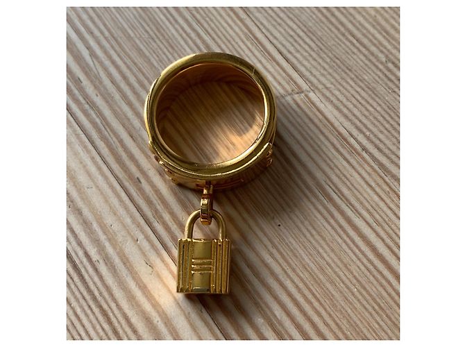 Kelly Hermès Anillos Negro Dorado - vista 19