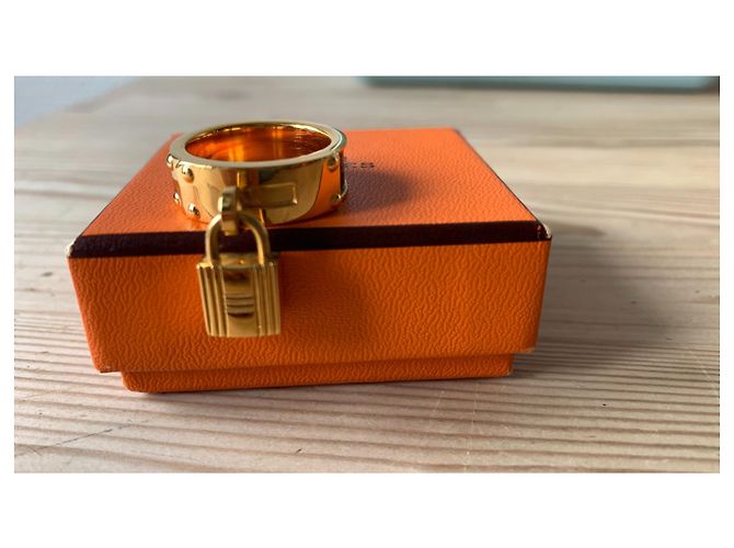Kelly Hermès Anillos Negro Dorado - vista 5