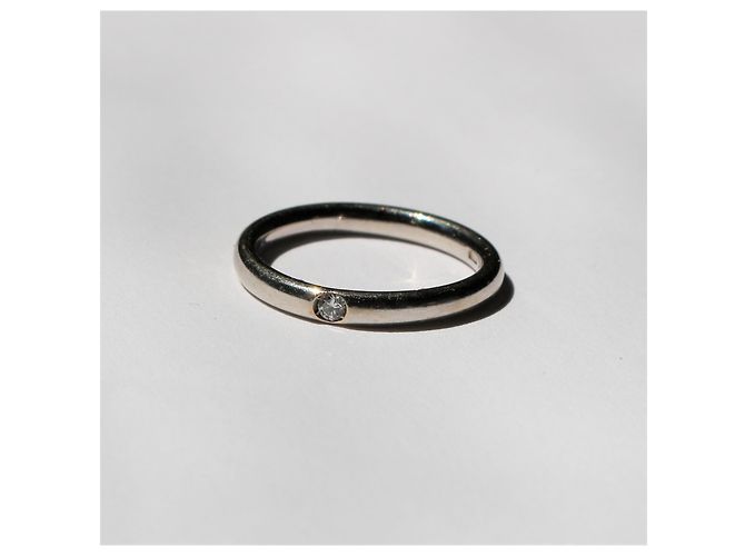 Pomellato Lucciole Ring aus Weißgold mit Diamant Größe 49 Silber - Ansicht 7