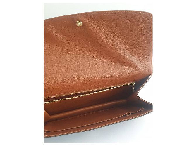Clutch Louis Vuitton Marrone - vista 5