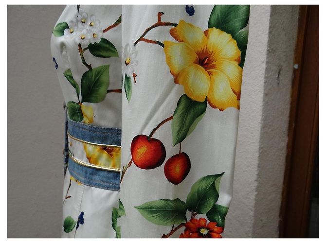 Abrigo de algodón y denim Dolce & Gabbana Multicolor - vista 11