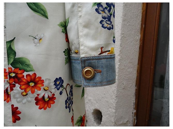 Abrigo de algodón y denim Dolce & Gabbana Multicolor - vista 14