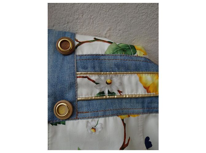 Abrigo de algodón y denim Dolce & Gabbana Multicolor - vista 20