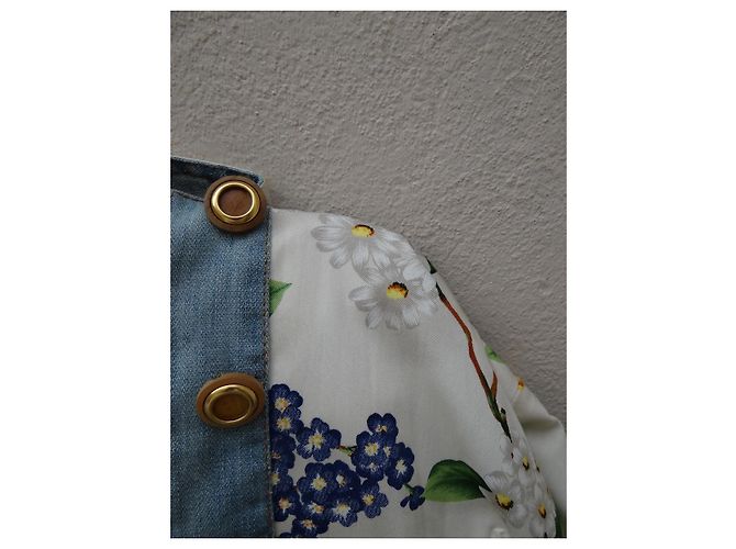 Abrigo de algodón y denim Dolce & Gabbana Multicolor - vista 21