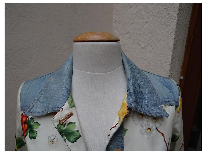 Abrigo de algodón y denim Dolce & Gabbana Multicolor - vista 8