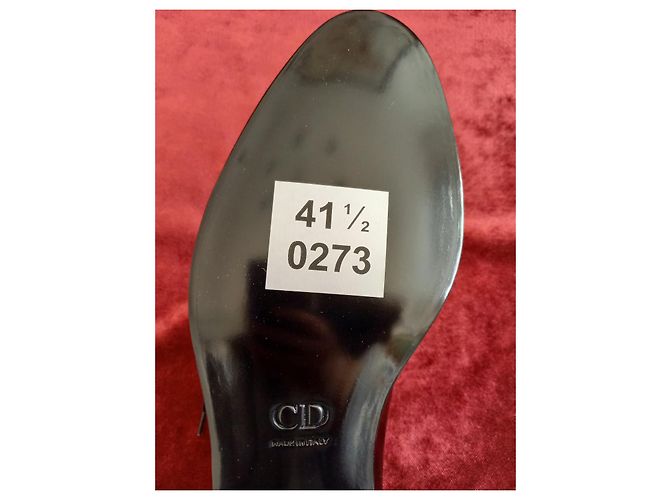 Scarpe derby Christian Dior in pelle nera da uomo Nero - vista 7