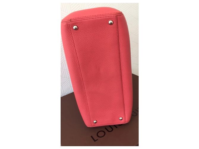 Chanel Borsa a tracolla Executive Corallo in pelle - vista 4