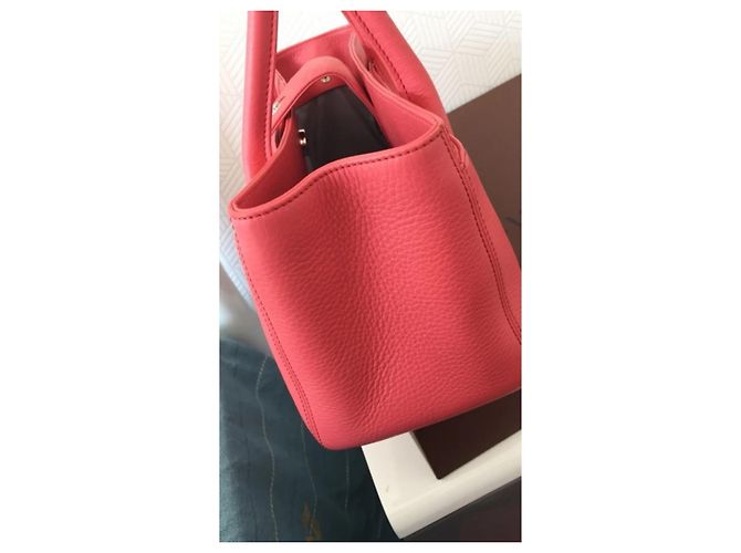 Chanel Borsa a tracolla Executive Corallo in pelle - vista 5