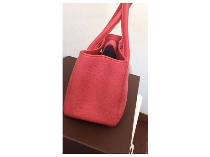 Chanel Borsa a tracolla Executive Corallo in pelle - vista 6
