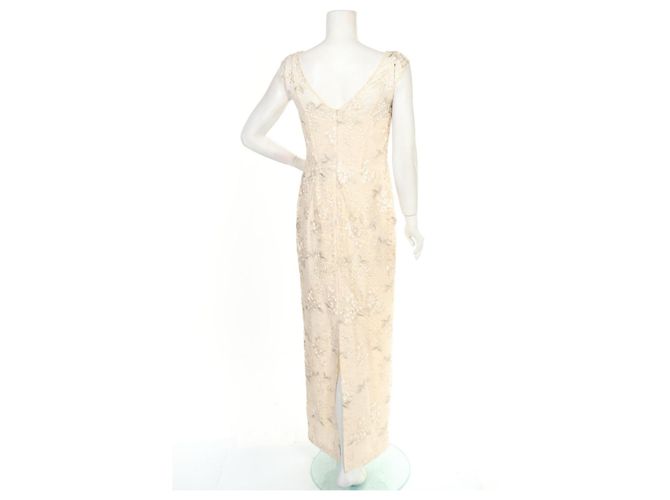 Lauren Ralph Lauren Maxikleid aus Spitze Beige - Ansicht 2