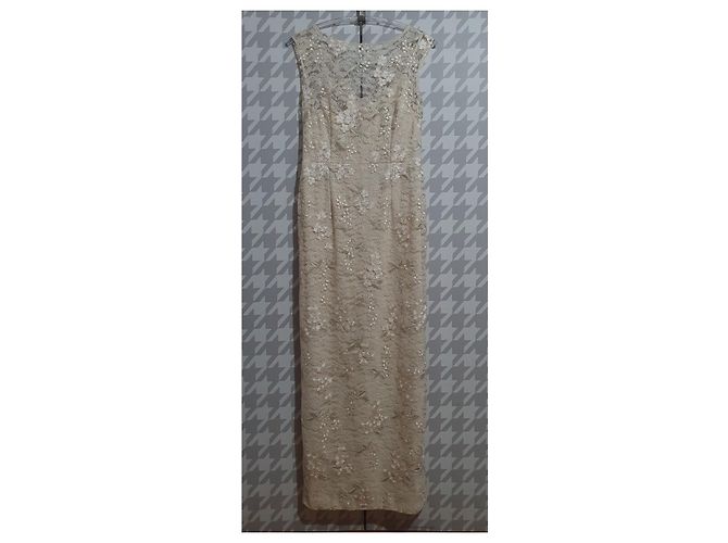 Lauren Ralph Lauren Maxikleid aus Spitze Beige - Ansicht 3