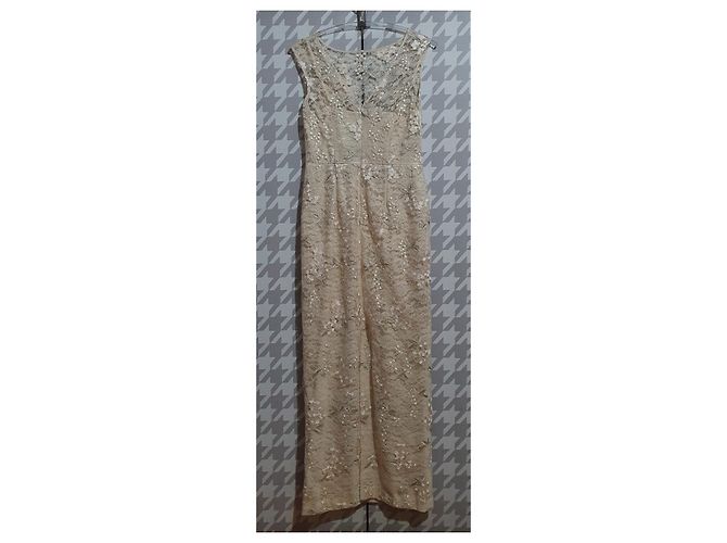 Lauren Ralph Lauren Maxikleid aus Spitze Beige - Ansicht 5