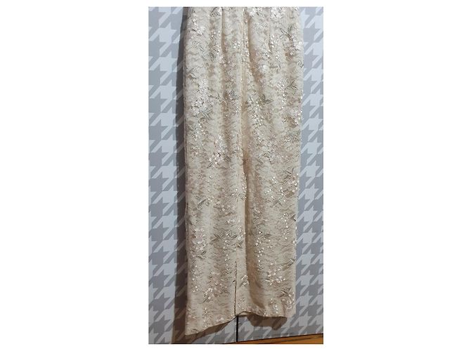 Lauren Ralph Lauren Maxikleid aus Spitze Beige - Ansicht 7