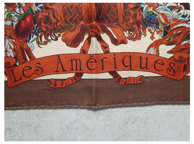 hermès square "columbus" com sua caixa - vista 2