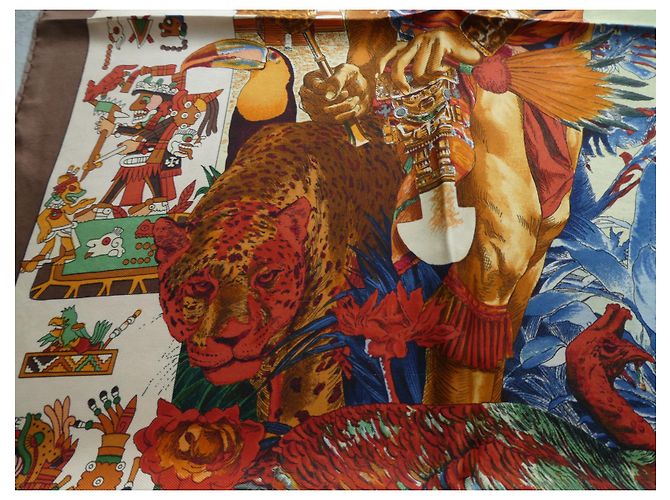 hermès square "columbus" com sua caixa - vista 8