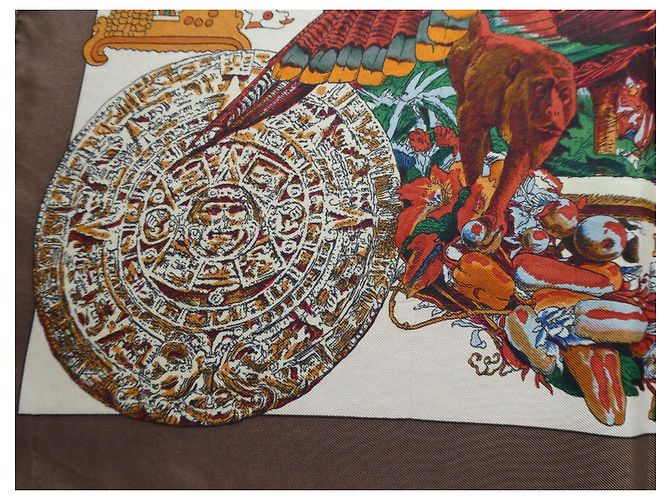 hermès square "columbus" com sua caixa - vista 9