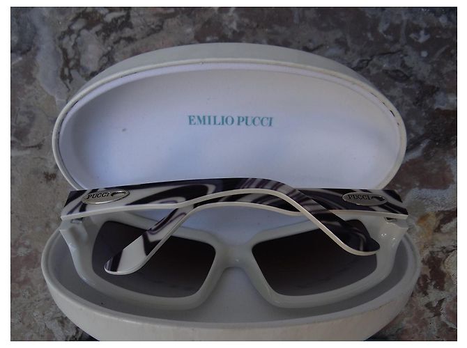 Gafas de sol Emilio Pucci blancas de plástico Blanco - vista 14
