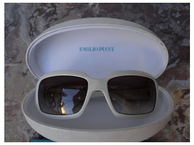 Gafas de sol Emilio Pucci blancas de plástico Blanco - vista 15
