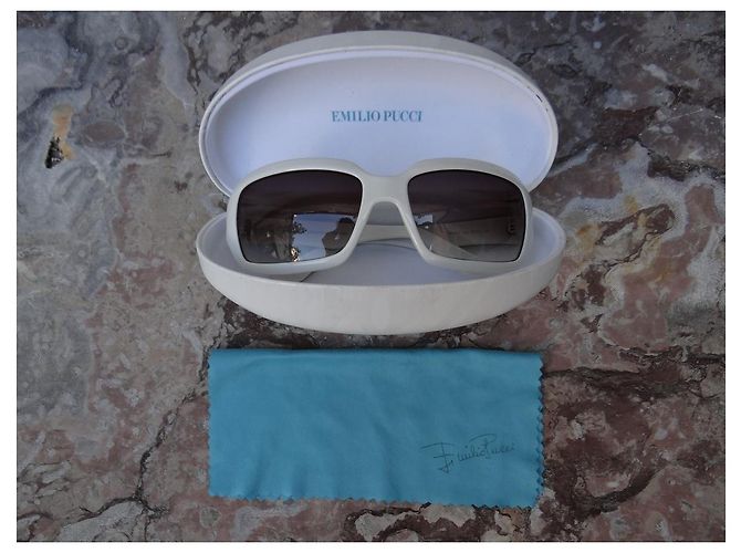 Gafas de sol Emilio Pucci blancas de plástico Blanco - vista 2