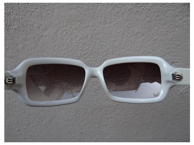 Gafas de sol Emilio Pucci blancas de plástico Blanco - vista 7