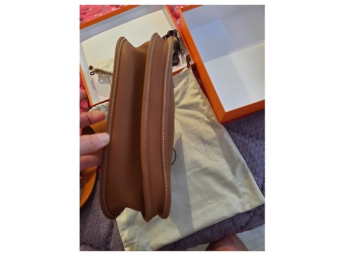 Hermès Evelyne Tasche Cognac - Ansicht 4