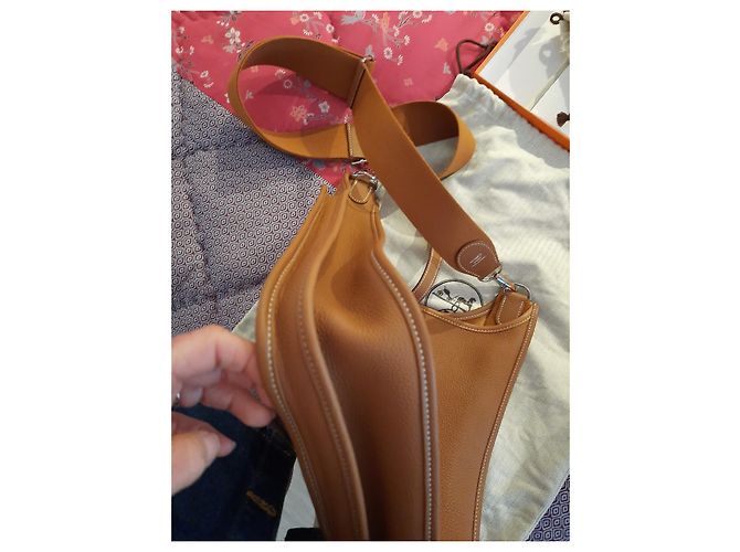 Hermès Evelyne Tasche Cognac - Ansicht 6