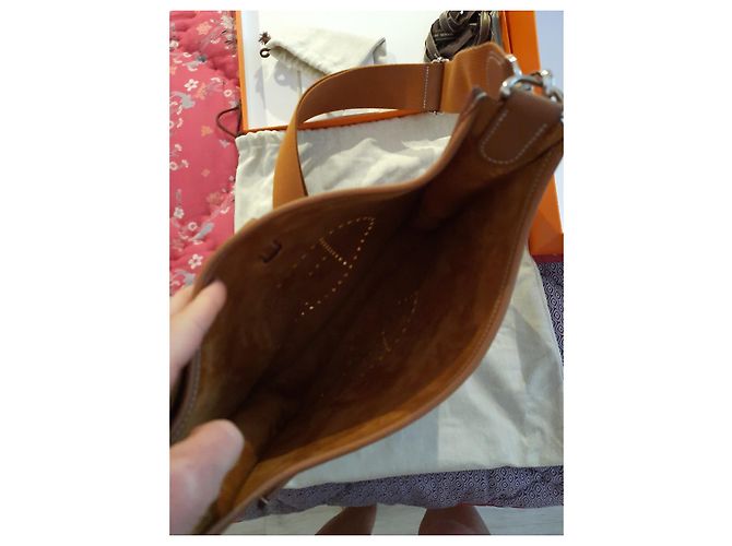 Hermès Evelyne Tasche Cognac - Ansicht 7