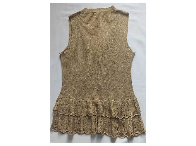 Top Burberry Dorado - vista 2