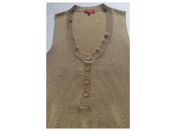 Top Burberry Dorado - vista 3