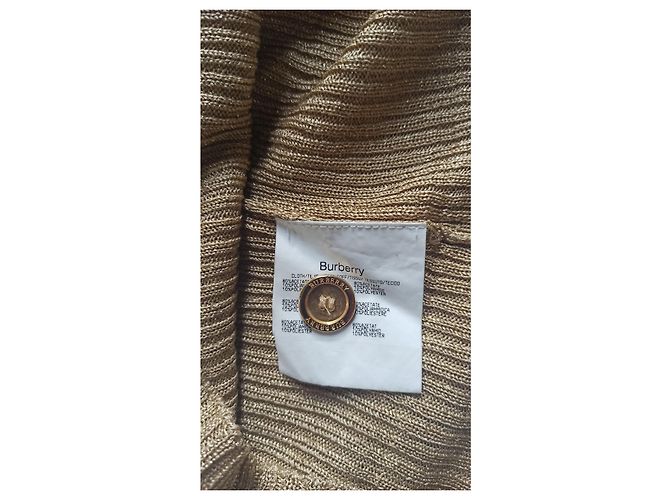 Top Burberry Dorado - vista 4