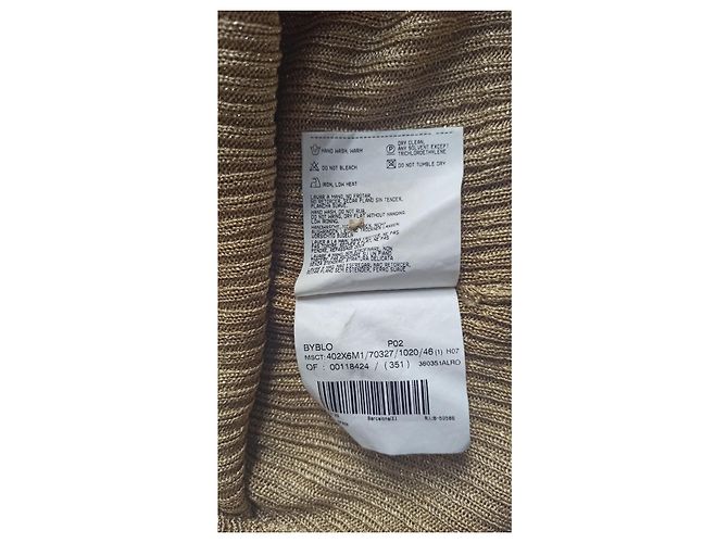 Top Burberry Dorado - vista 5