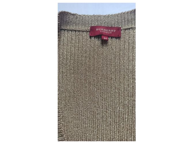 Top Burberry Dorado - vista 6