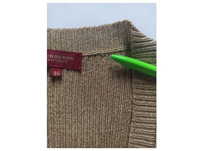 Top Burberry Dorado - vista 8