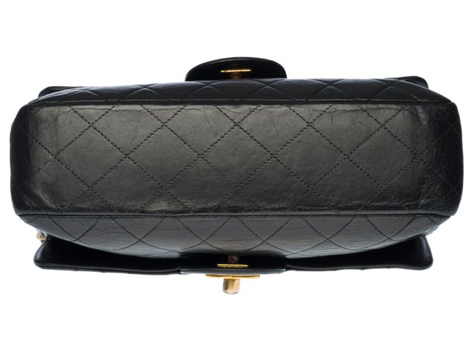 Very RARE Chanel Timeless / Classique shoulder bag 22cm in black ...