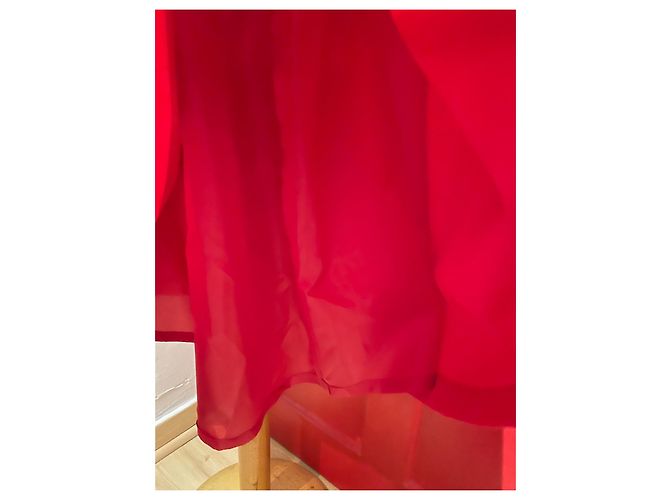 Vestido Agnès b. de algodón rojo Talla 40 Roja - vista 3