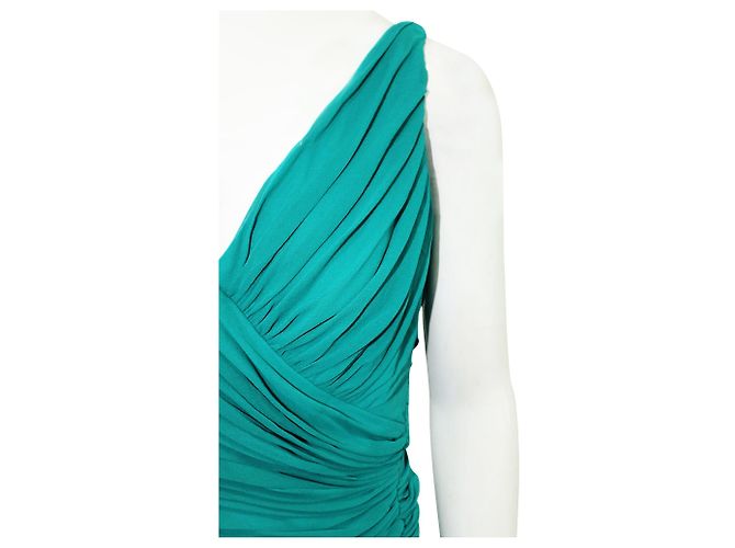 Tadashi Shoji Blaugrünes Cocktailkleid - Ansicht 5