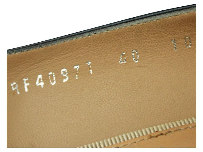 Salvatore Ferragamo Zeppe blu navy - vista 7