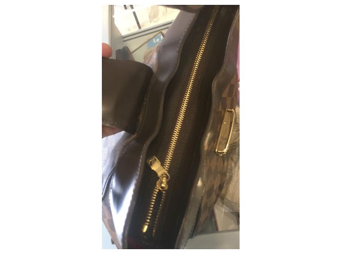 Borsa Louis Vuitton Sistina MM Damier Ebene Marrone - vista 4