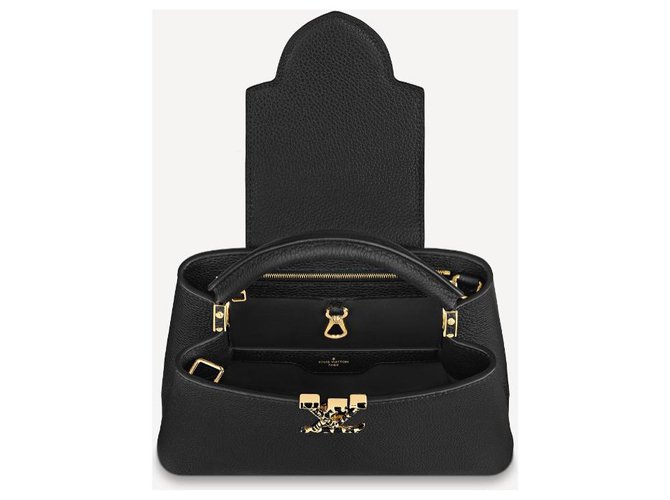 Louis Vuitton LV Capucines BB Leopard Schwarz - Ansicht 4