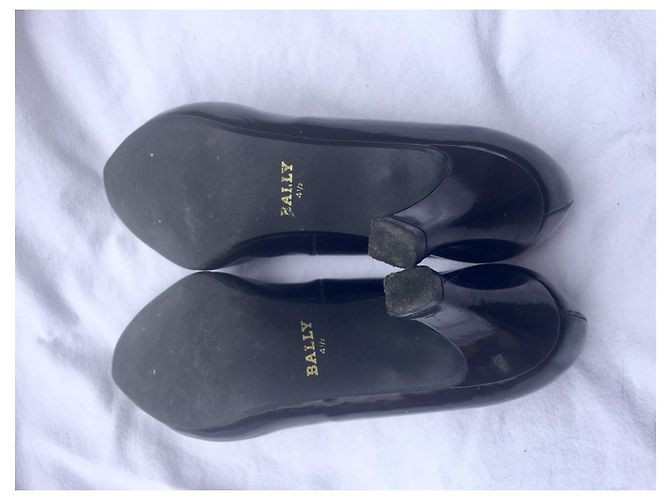 Bally dunkelbraune Lackpumps - Ansicht 4