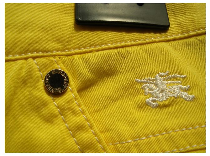 Burberry Yellow Cotton Skirt Size 46 - view 8