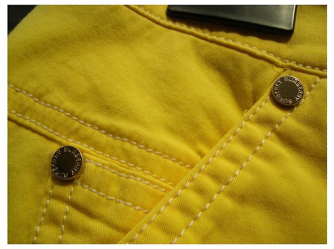 Burberry Yellow Cotton Skirt Size 46 - view 9