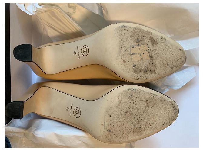Cambon Décolleté Chanel bicolore Beige - vista 6