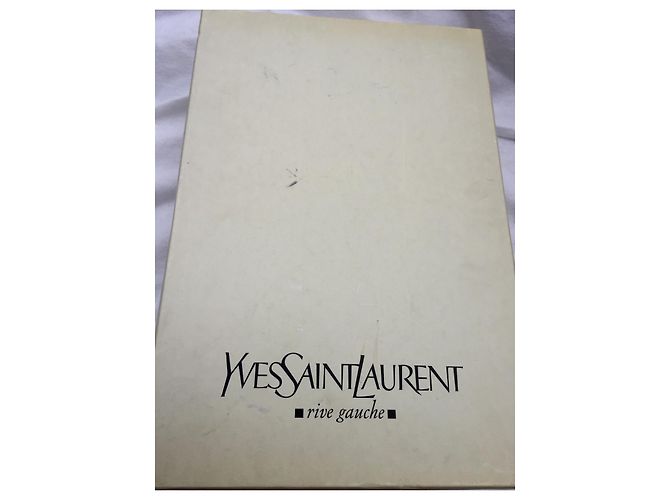 Yves Saint Laurent YSL vintage giada sandalo vintage (raro) Nero - vista 5
